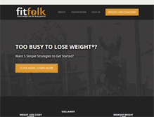 Tablet Screenshot of fitfolk.com